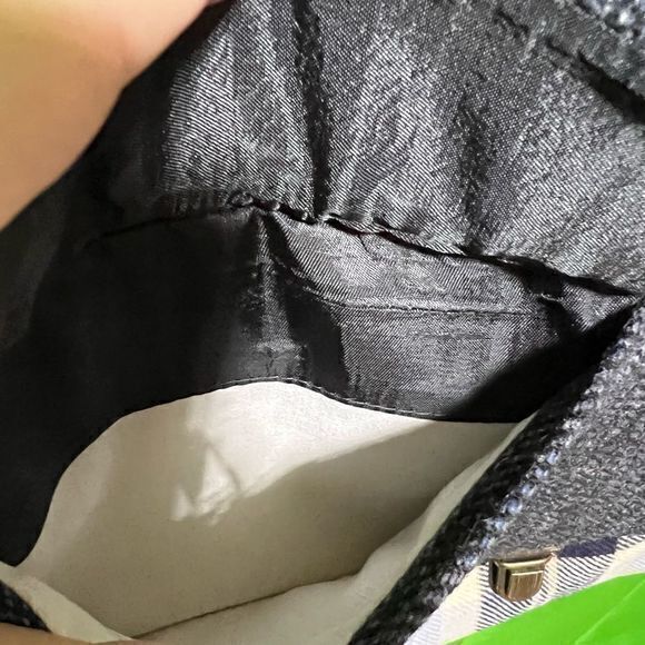 Finnigan Sew Much Style Messenger Crossbody Bag Gray Blue Brown‎ One Size - Picture 8 of 11